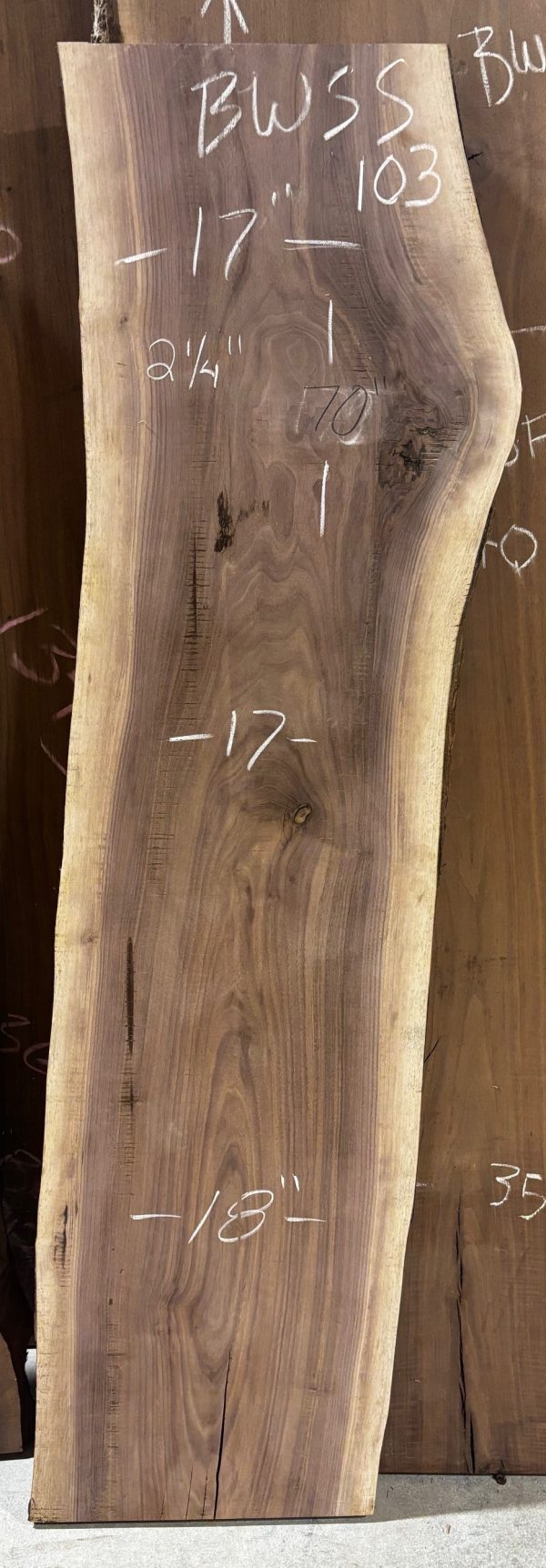 American Black Walnut Slab