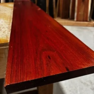 Bloodwood board showing deep crimson tone and tight grain | G&H Hardwoods Auburn Seattle Tacoma