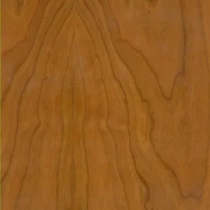 Close-up of a cherry hardwood board with warm medium-brown color and subtle cathedral grain at G&H Hardwoods in Auburn, WA