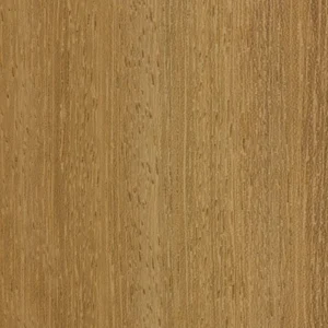 Iroko (African Teak) hardwood board showing golden-brown heartwood and interlocked grain texture