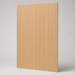 4x8 rift white oak plywood sheet with straight vertical grain on neutral background